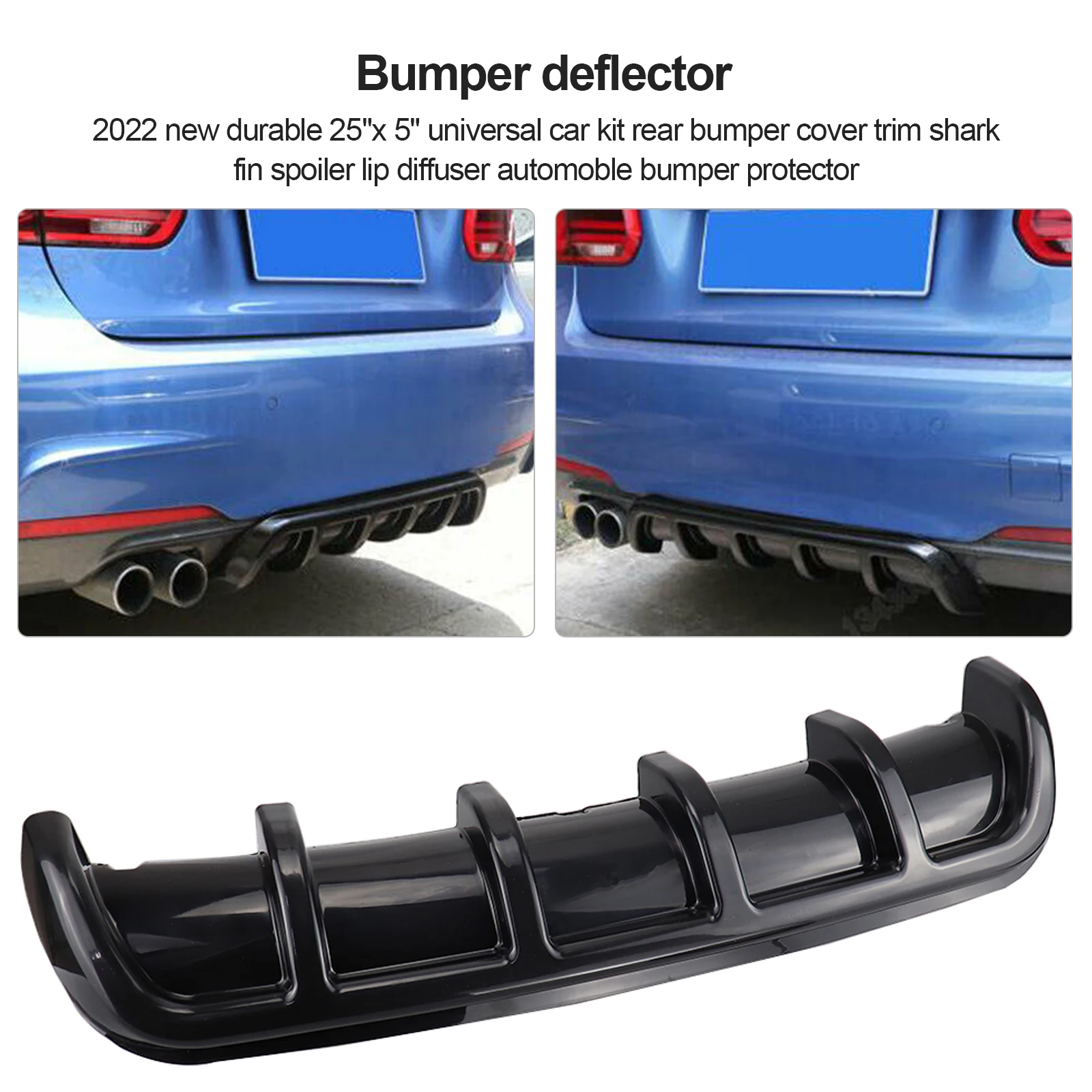 

2023 автомобильный чехол для заднего бампера, спойлер, защита для диффузора губ для Mitsubishi ASX Outlander Pajero LANCER-EX