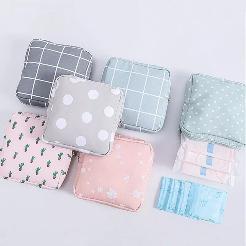 

2022New Girl Sanitary Pad Pouch Napkin Towel Storage Bag Credit Card Holder Coin Purse Cosmetics Headphone Case Sanitary Pouch