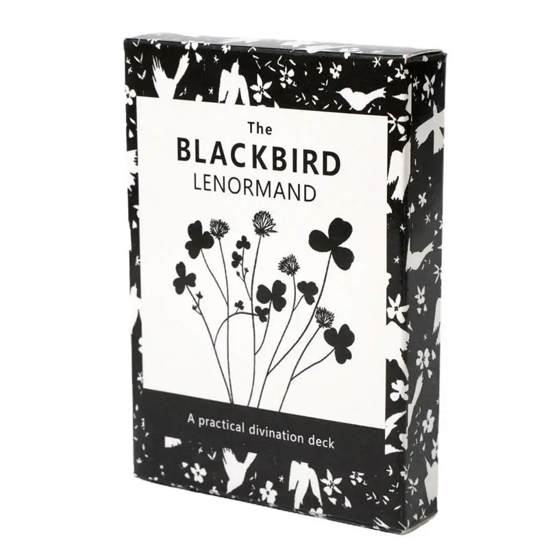 

Черная птица Lenormand, Карты Таро, английская версия, 36 дюймов, предсказания, Настольная настольная игра, судьба, телефонная раздача