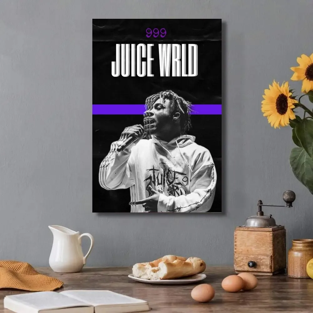 Хип-хоп J-Juice W-WRLD постер DIY крафт-бумага винтажный настенная живопись учебные