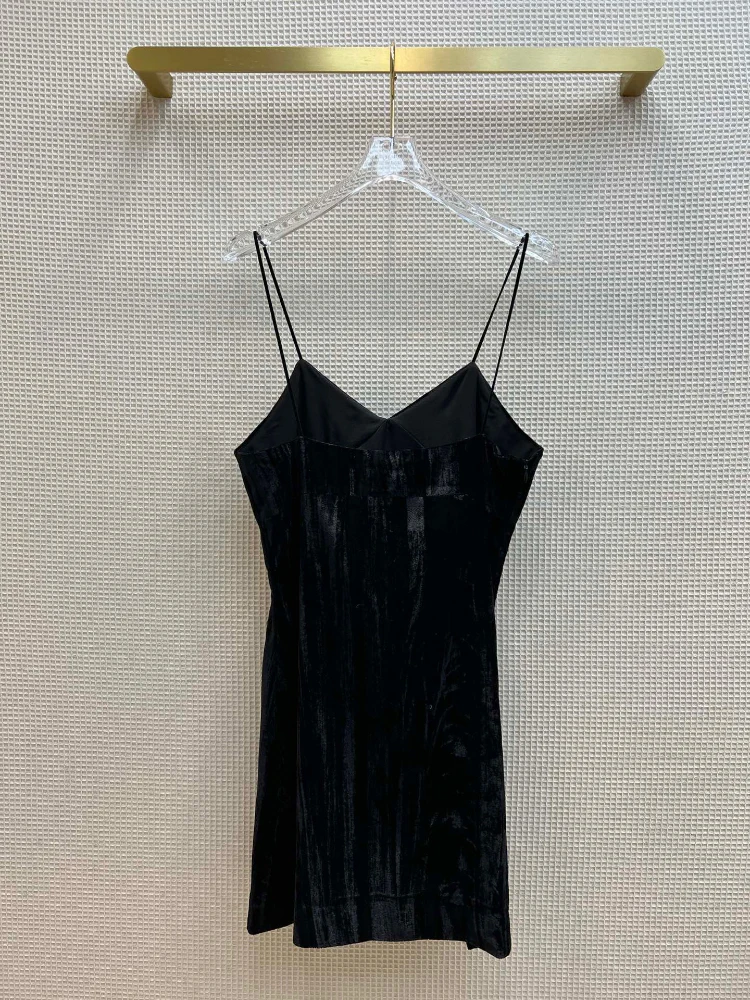 

Bearomad 2022 Women's Summer Elegant Dress Sexy Spaghetti Strap Satin Mini Ladies Slip Dress V Neck Elegant Slim Party Dress