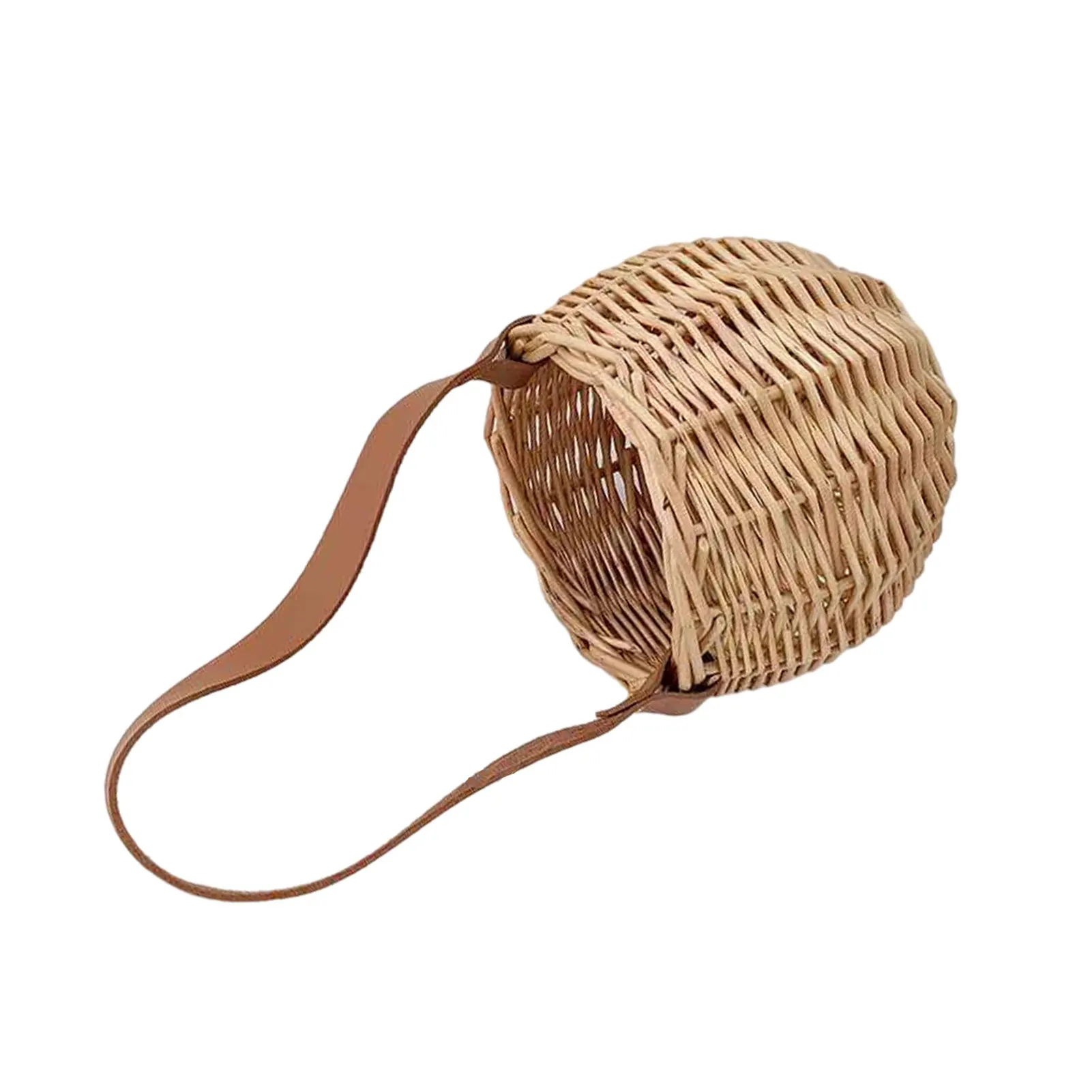 

Bamboo Bag Wicker Bag Clutch Rattan Woven Wicker Purse For Gifts For Her Large Capacity Woven Bamboo Bag Used As Shoulder Bag