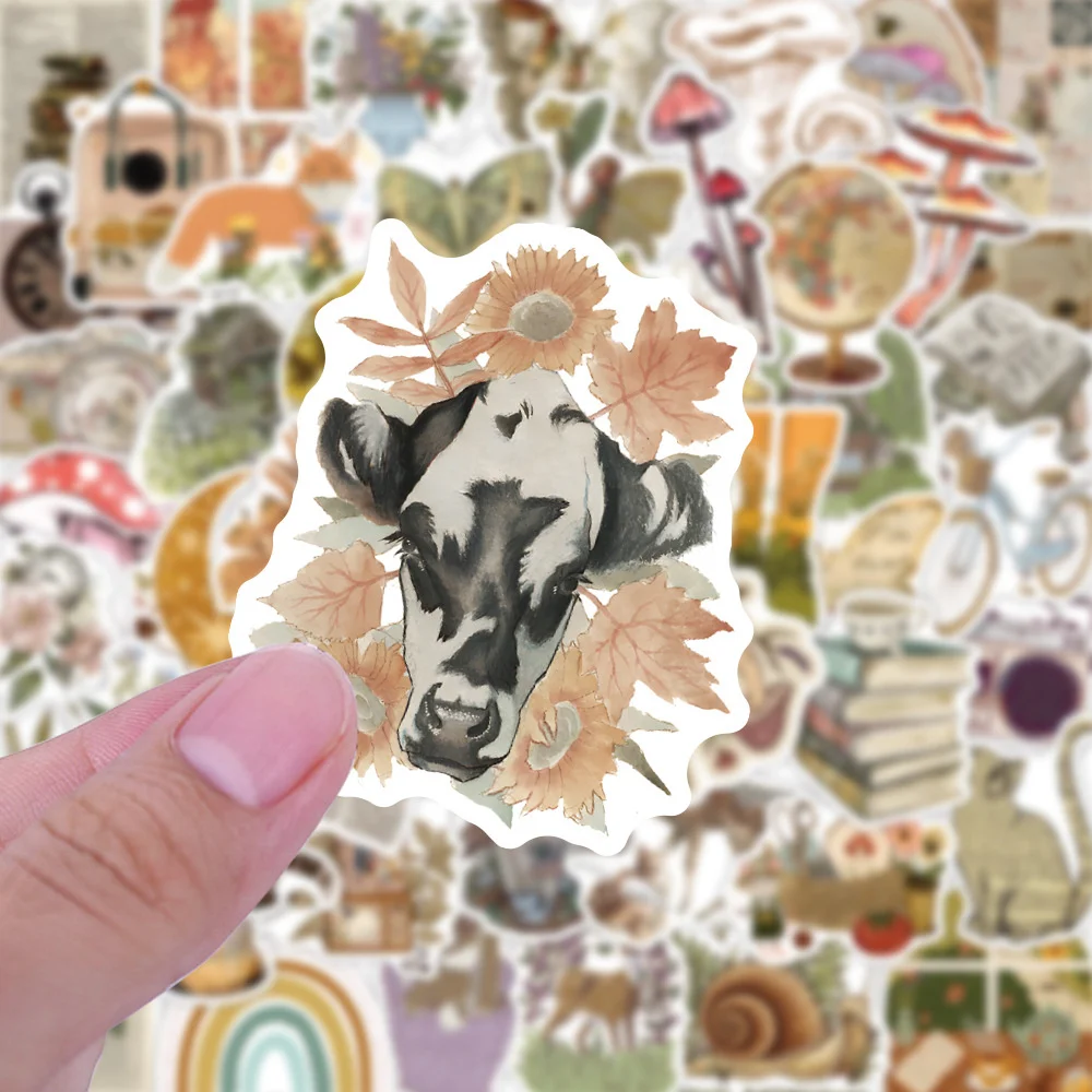 10/30/50 шт. водонепроницаемые наклейки в стиле ретро |