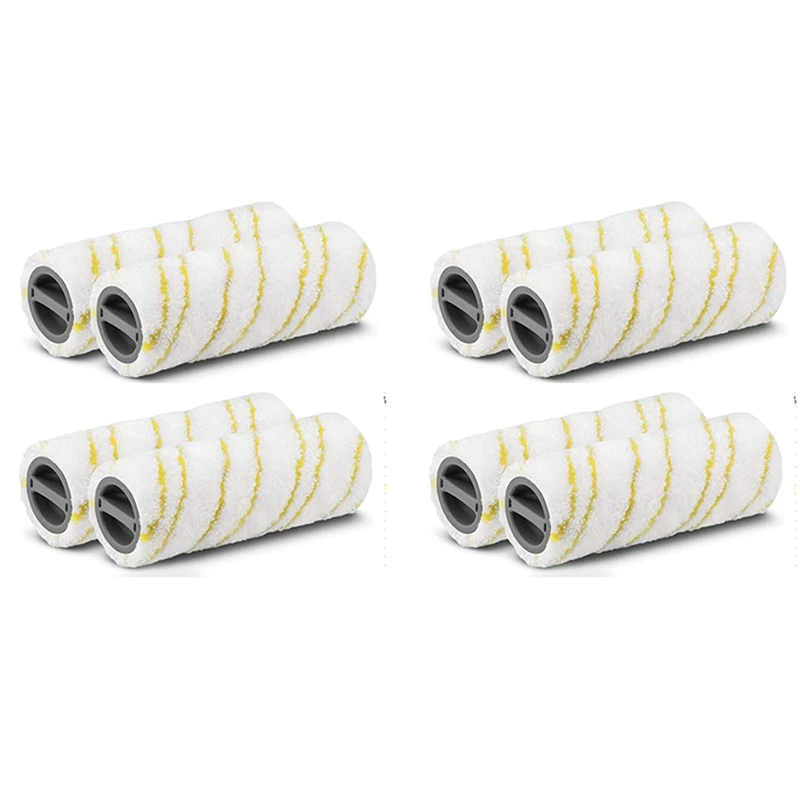 

Sweeper Cleaner Roller Brush Main Brush For KARCHER FC3 FC5 Cordless Vacuum Floor Sweeper Cleaner Rolling Brushes 4Pair