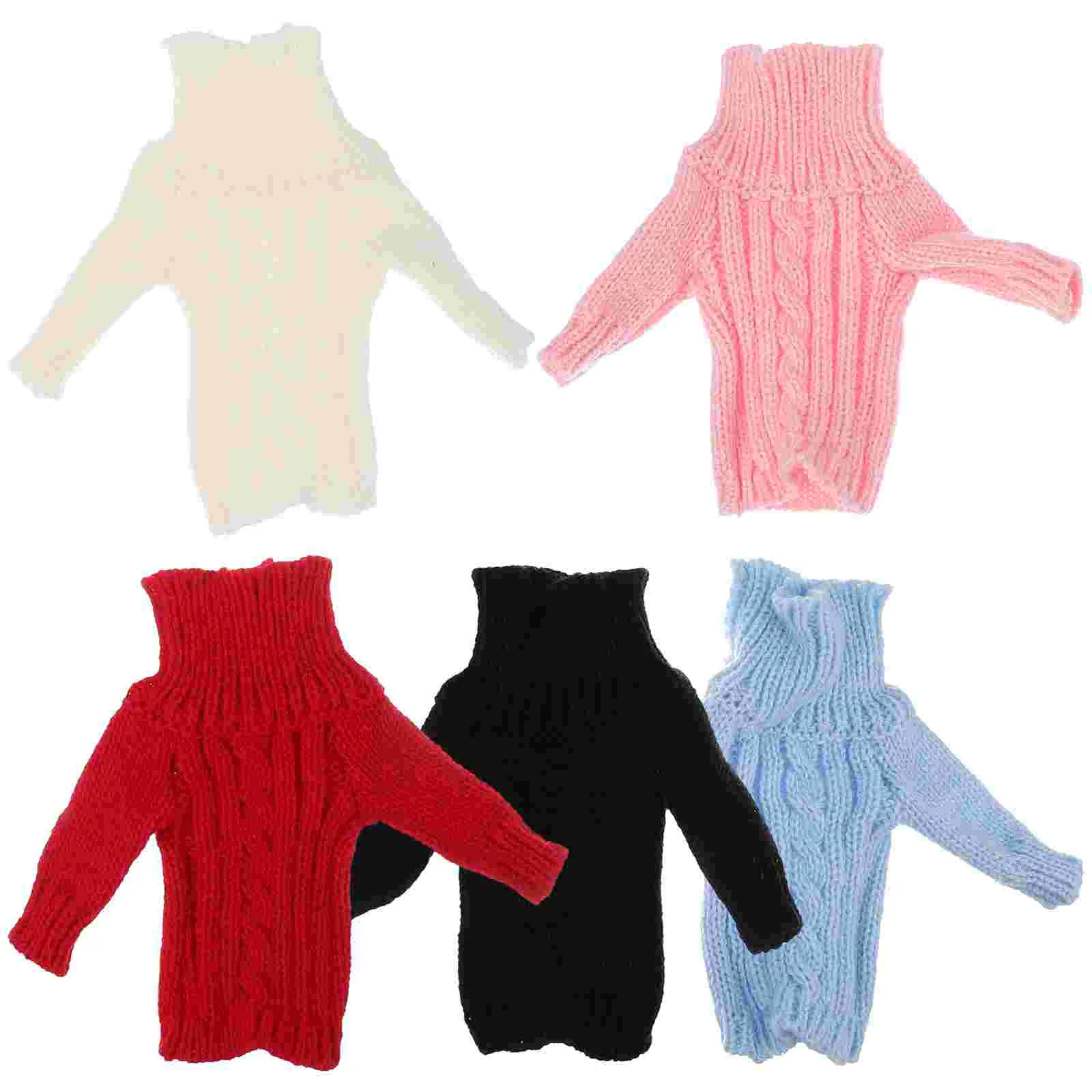 

5 Pcs Clothes Model Sweater Dress Knit Knits Clothing Accessories Yarn Men Women