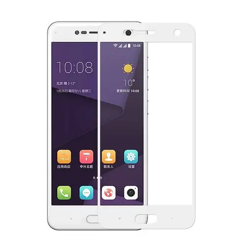 Для ZTE Blade V8 закаленное стекло 9H 3D полное покрытие экрана Взрывозащищенная