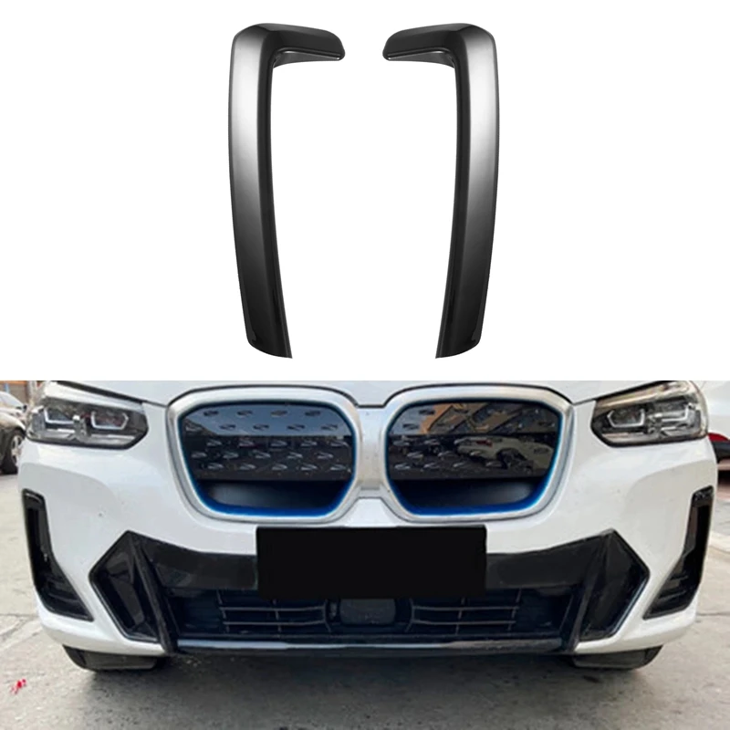 

2Pcs Car Fog Lamp Frame Decorative Sticker For BMW Ix3 2022 Car Accessories