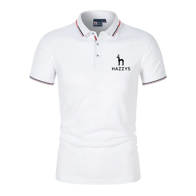 

Fashion Young T Shirt Men Polo Shirts 2023 Summer Casual Breathable Short Sleeve Top Male Slim Stand Collar Polo Shirt
