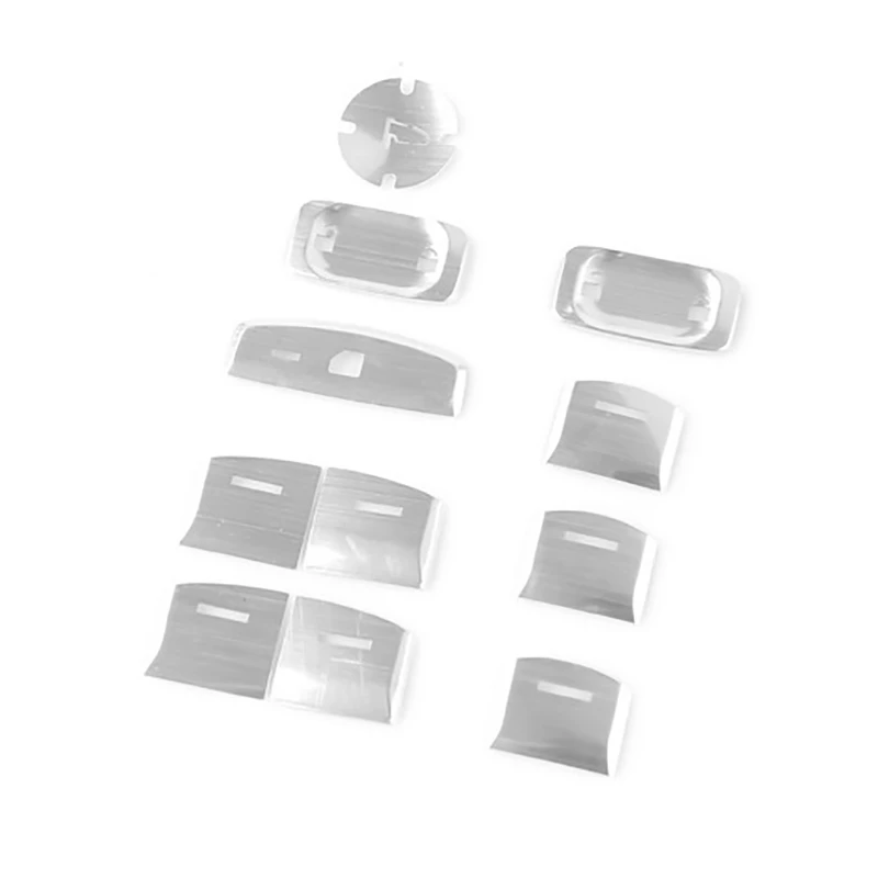 

11 шт. для Honda CRV CR-V 2017-2021, автомобильная алюминиевая кнопка переключения стеклоподъемника, наклейка, крышка, отделка, декоративные аксессуары