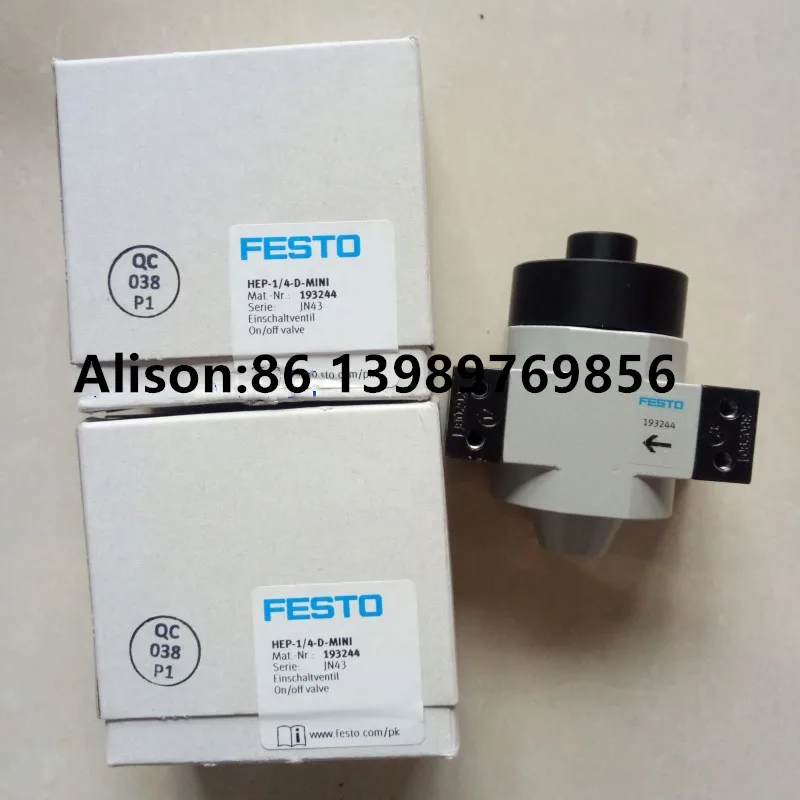 Клапан включения-выключения FESTO 193250 HEP-1/4-D-MIDI 193251 HEP-3/8-D-MIDI 193252 HEP-1/2-D-MIDI HEP-D-MAXI 193257