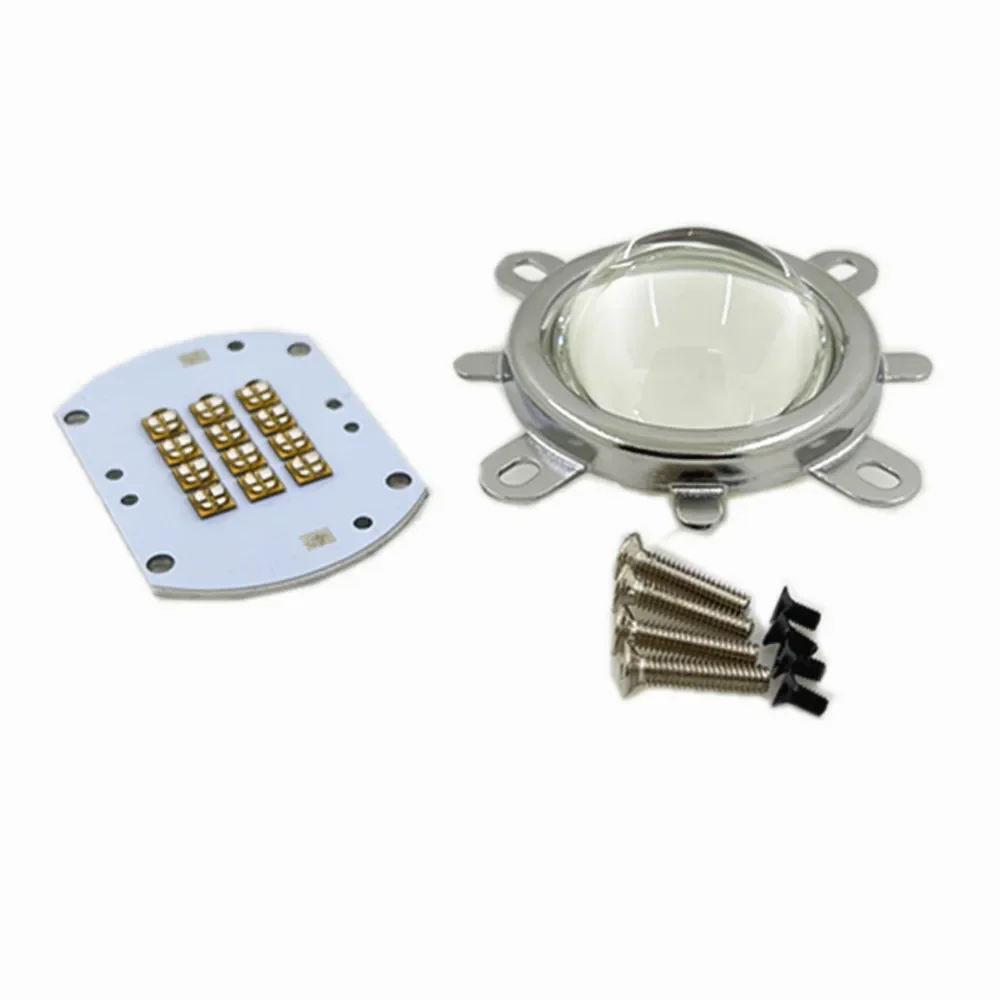 Фиолетовые светодиодные бусины 395-400 УФ-отвержденное зеленое масло 60 Вт Источник