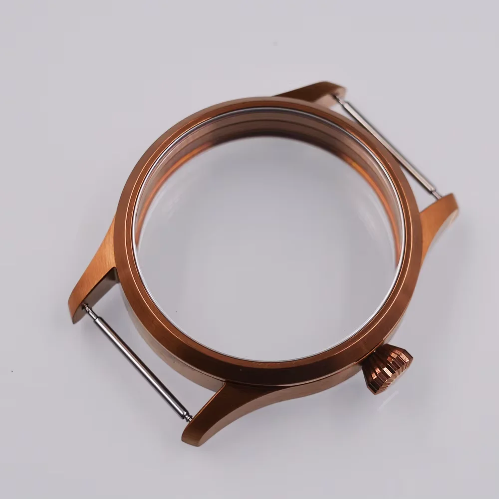 Корпус часов из цельной стали 42 мм подходит для механизма ETA 6497 6498 ST3600 3620 корпус