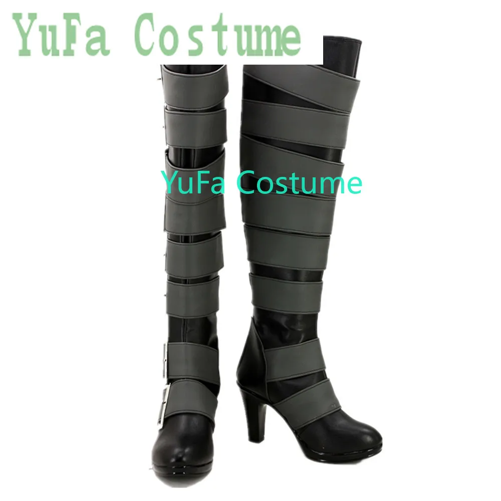 Черный дворецкий под такer Обувь для косплея Сапоги Игра Аниме Хэллоуин Костюм YuFa