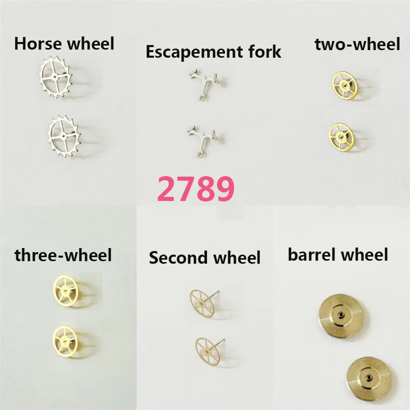 

Suitable For 2789Movement Strip Box Wheel Two Wheel Three Wheel Escapement Fork Horse Wheel Second Wheel Watch Accessories