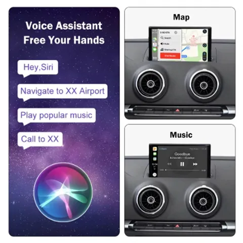 Беспроводной адаптер CarPlay Android Auto для Audi A3 8V A4 B8 MIB MIB2 Mirror Link AirPlay Bluetooth USB Функции камеры заднего вида