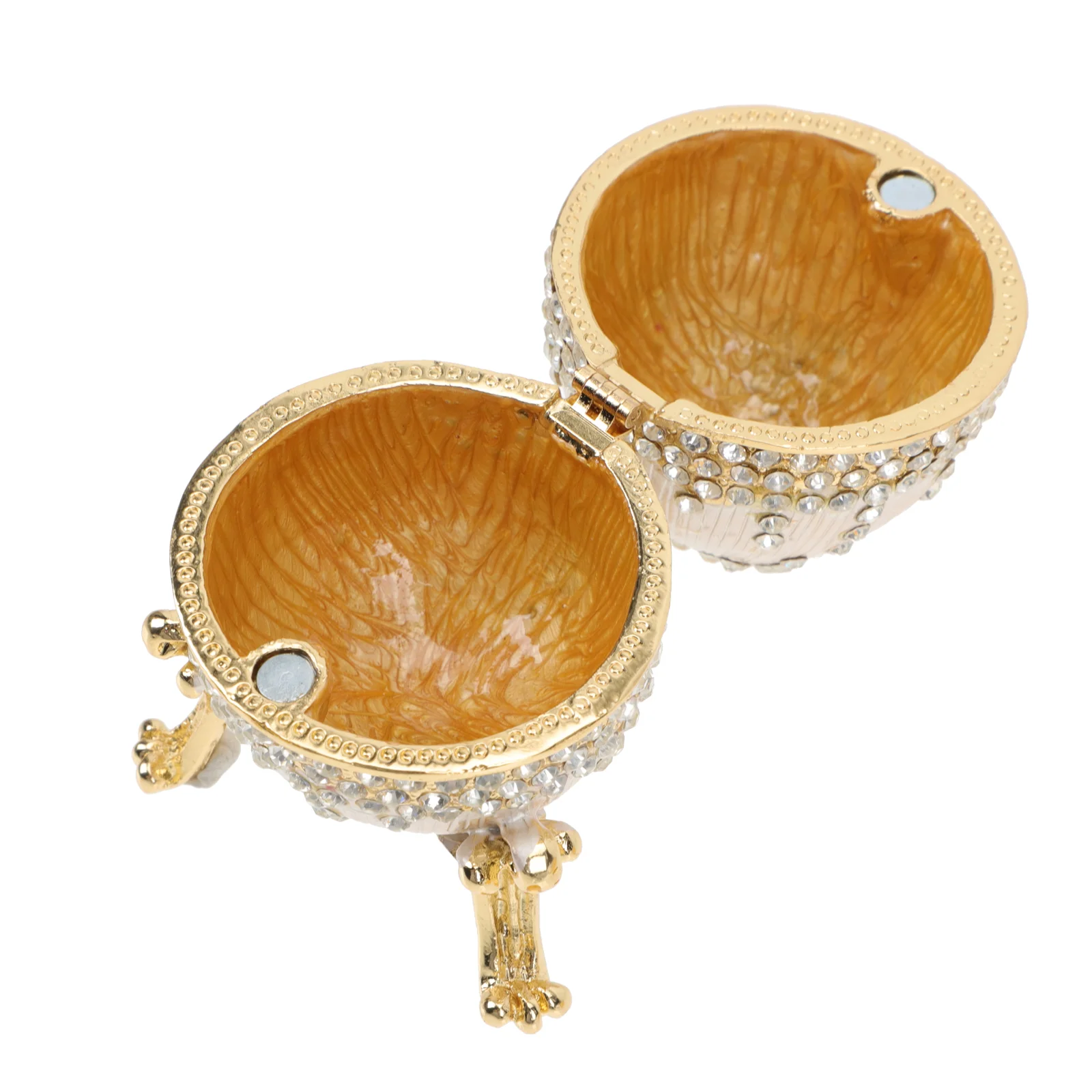 Egg Box Jewelry Trinket Container Enameled Faberge Organizer Vintage Ornament Easter Gift Enamel Collection Holder Shape Day