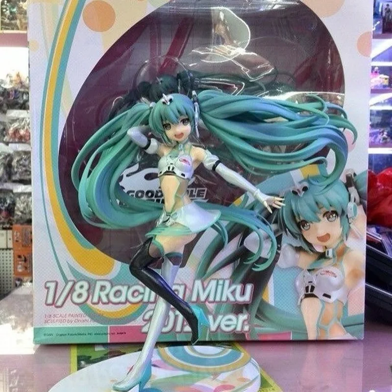 

Bandai Hatsune Miku красивая девушка 2012 Гонки Hatsune Гонки Девушка в коробке подарок на день рождения из ПВХ фильм и ТВ