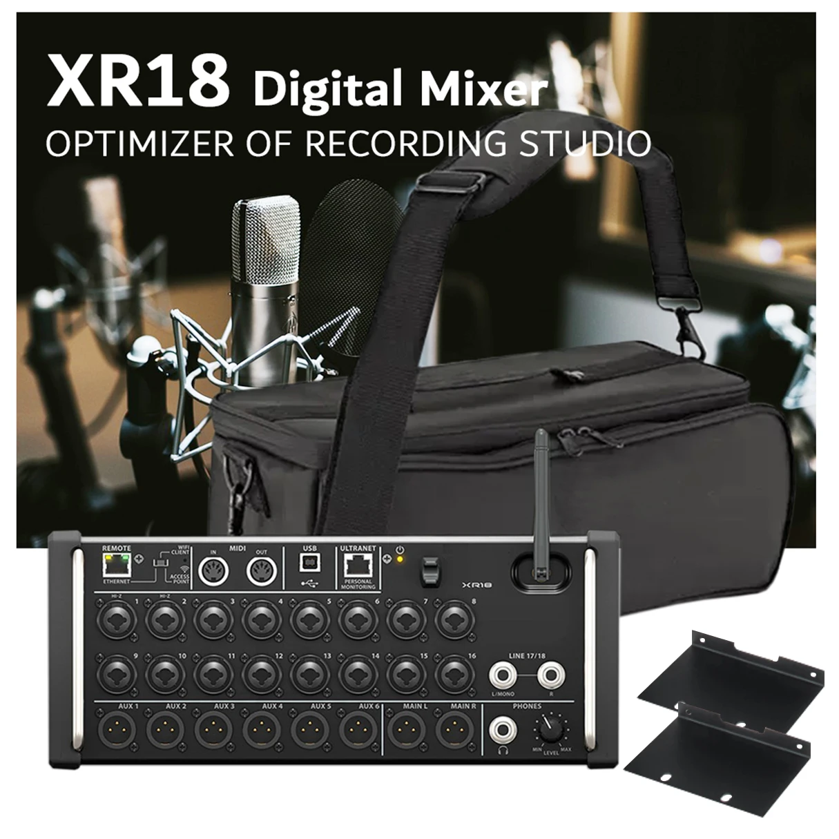 XR18 Professional Digital Mixer Audio Multitrack Recording X32 Effecors Mixing Console Dj Studio Wifi & USB Stereo Recorder