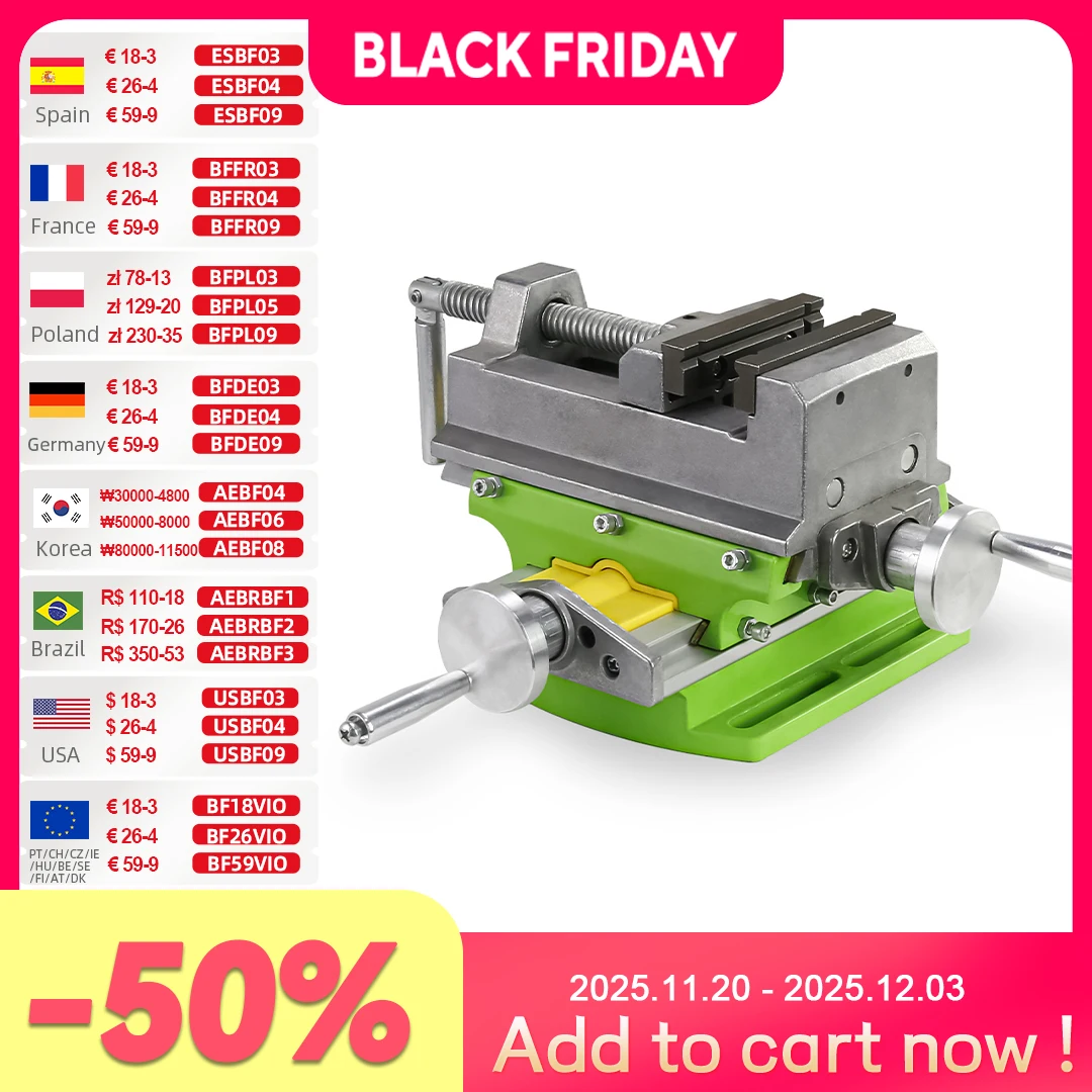 

ALLSOME 3-дюймовый поперечный слайд тиски стол HT2878