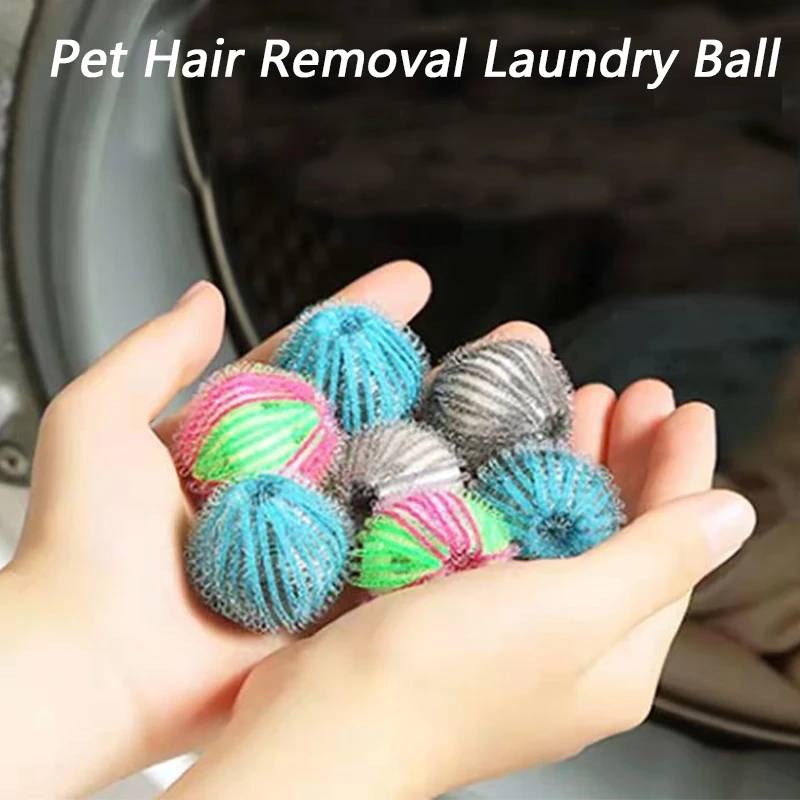 

Magic Cat Dog Hair Removal Laundry Ball Grabbing Fluff Cleaning Remover Household Pet Epilator Washing Machine Pet Accessories