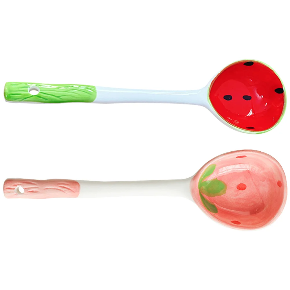 

Spoons Coffee Teaspoons Espresso Dessert Demitassespoon Soup Tea Serving Ceramic