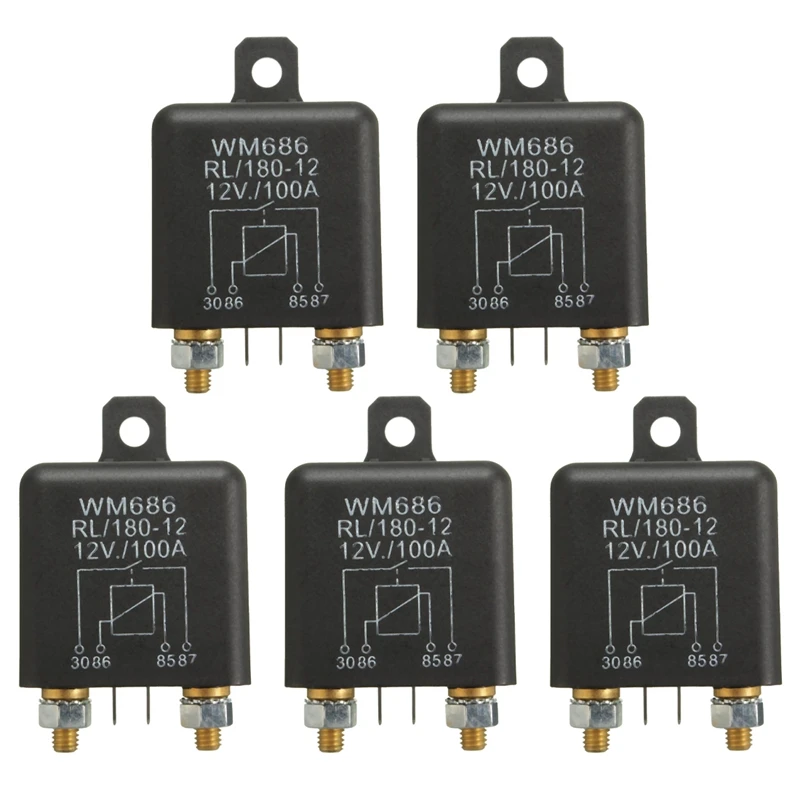 

5X 12V 100Amp 4-Контактный Выключатель ON/OFF