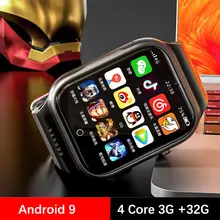 220volt 4G Android Square Screen Smartwatch 32G SIM Call GPS Camera Wifi HeartRate GPS Tiktok YouTube Man Women for Xiaomi phone