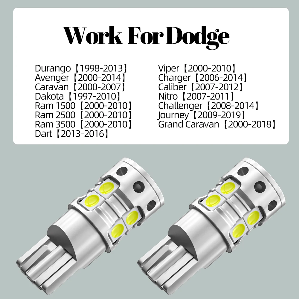 Светодиодные фонари номерного знака LECIBUBI для Dodge Durango Avenger Grand Caravan Journey Challenger Caliber