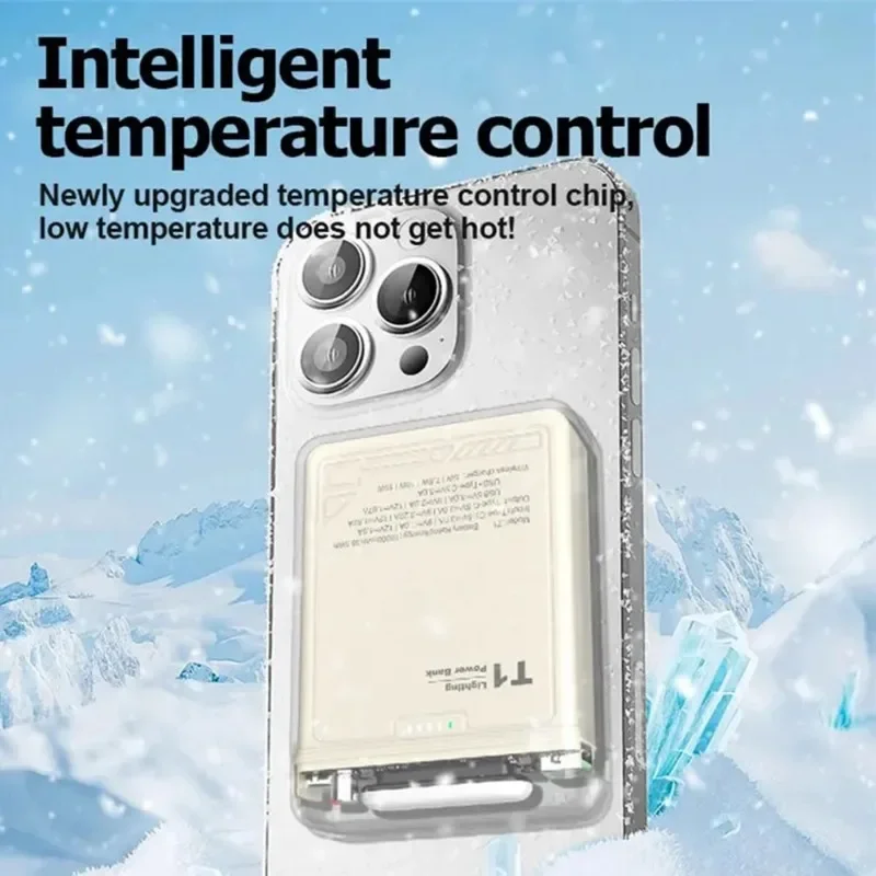 Магнитный беспроводной блок питания для Magsafe внешняя резервная батарея ночник