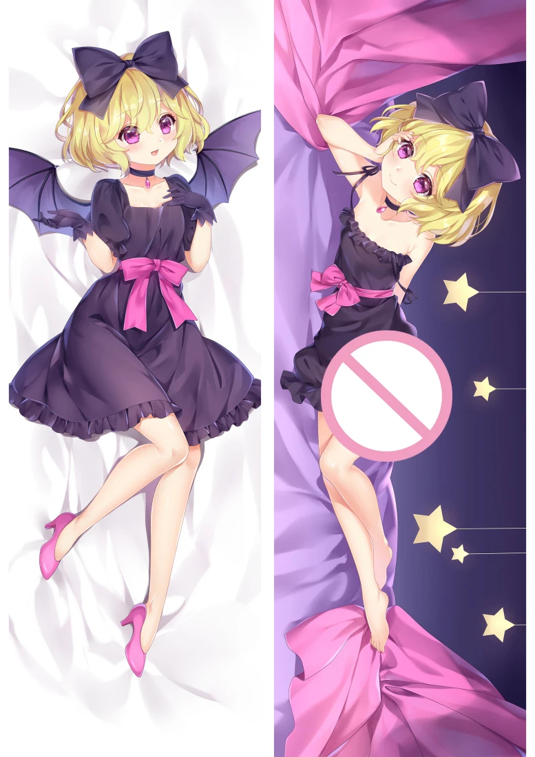 Подушечка 180 см Dakimakura Cover "Мисс Вампир, живущая по соседству, Софи Твайлайт", Элли, Подушечка с картинкой аниме.