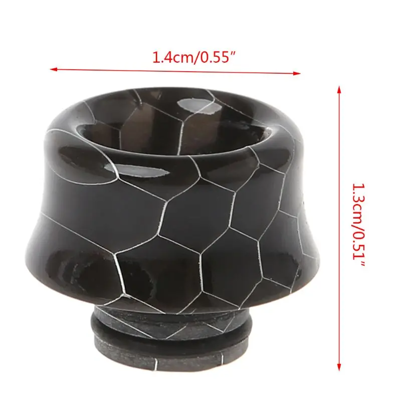 

Snakeskin Epoxy Resin 510 Drip Tip E-Cigarette Mouthpiece For RDA RTA Atomizer 39XC