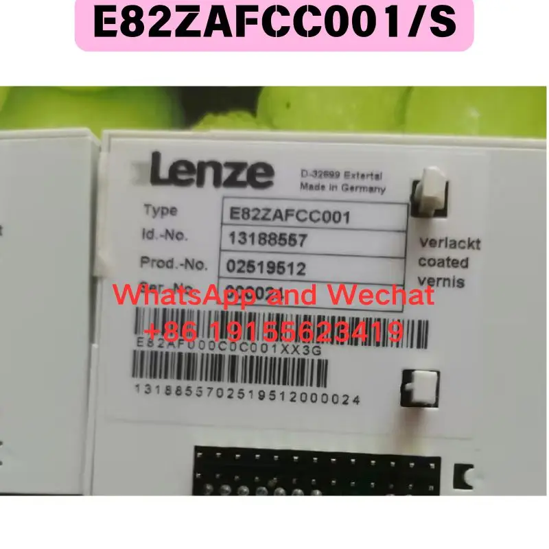 Совершенно новый оригинальный б/у E82ZAFCC001/S Luntz модуль платы ввода-вывода инвертора