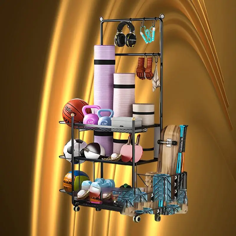 

Revamp Your Living Room with this Innovative Movable Layered Storage Rack Fitness Equipment