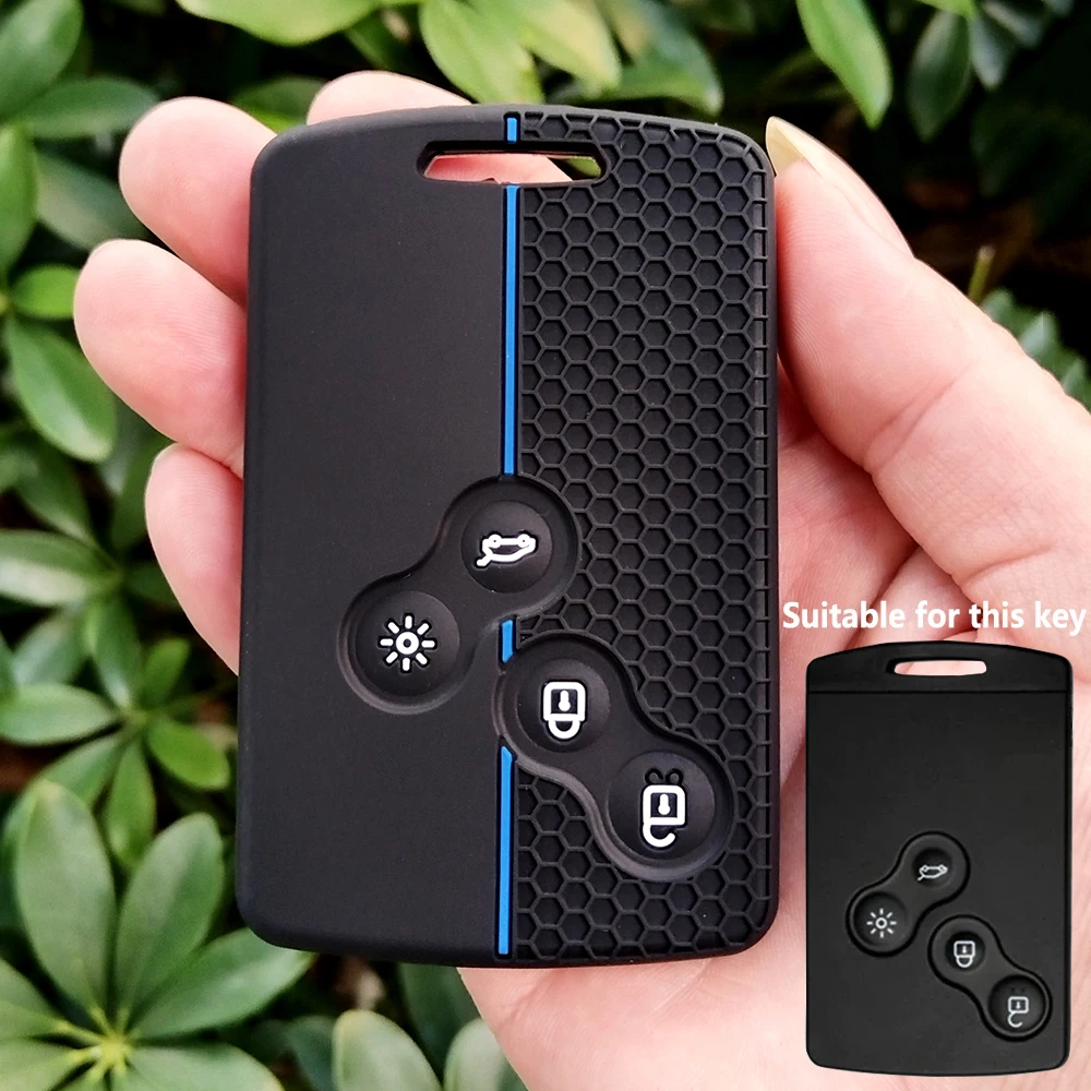 

Новый чехол для автомобильного ключа для Renault Kaptur Captur Logan Laguna Zoe Koleos Danilo Nema Fluence Megane 2 3 Clio Scenic Duster