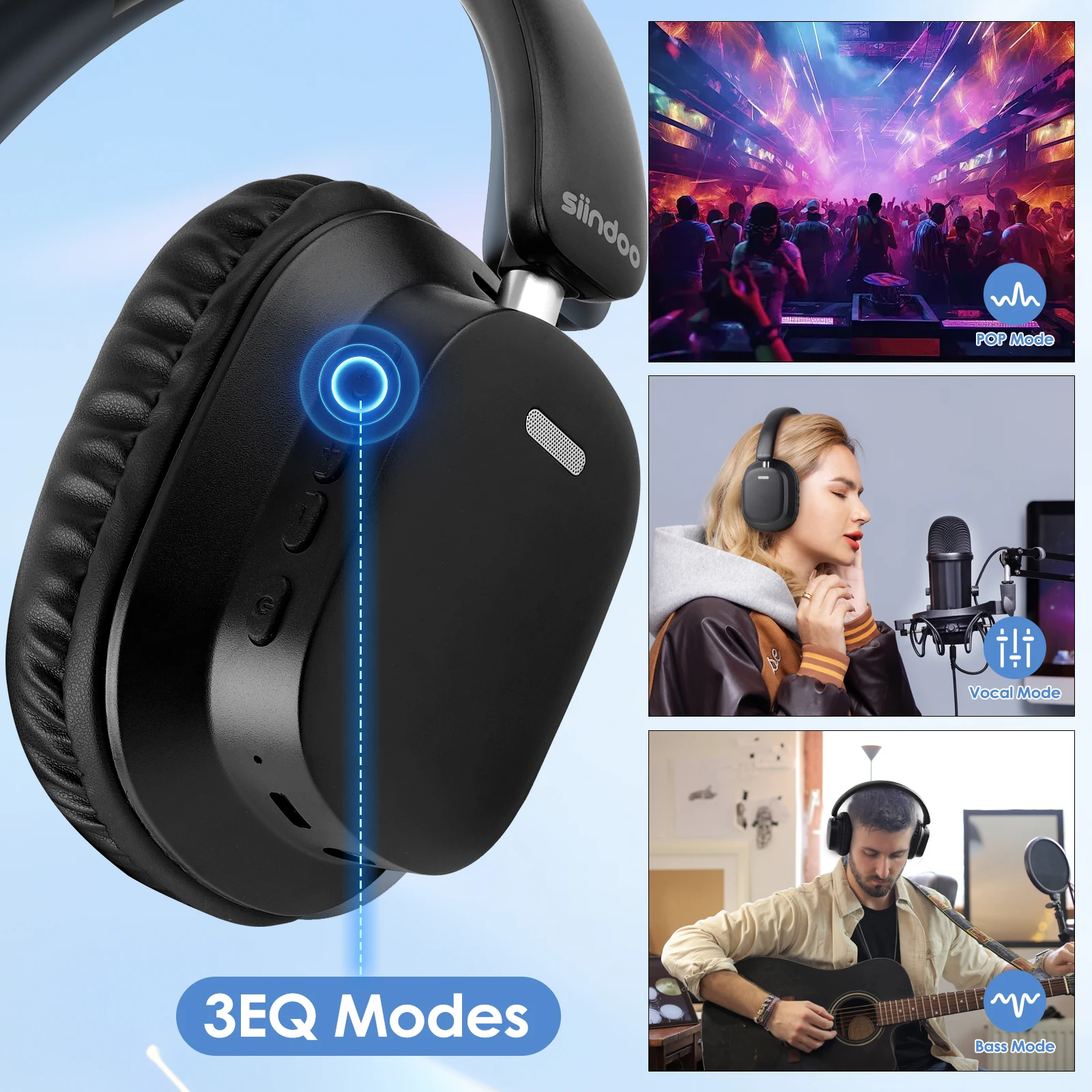 Беспроводные наушники-вкладыши Siindoo JH-927 65-часовое воспроизведение Bluetooth-наушники