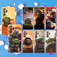 star wars baby yoda for samsung s21 plus s20 fe a52 a12 5g a8 a7 a6 a5 j4 j5 j6 j7 j8 2018 2017 transparent phone case
