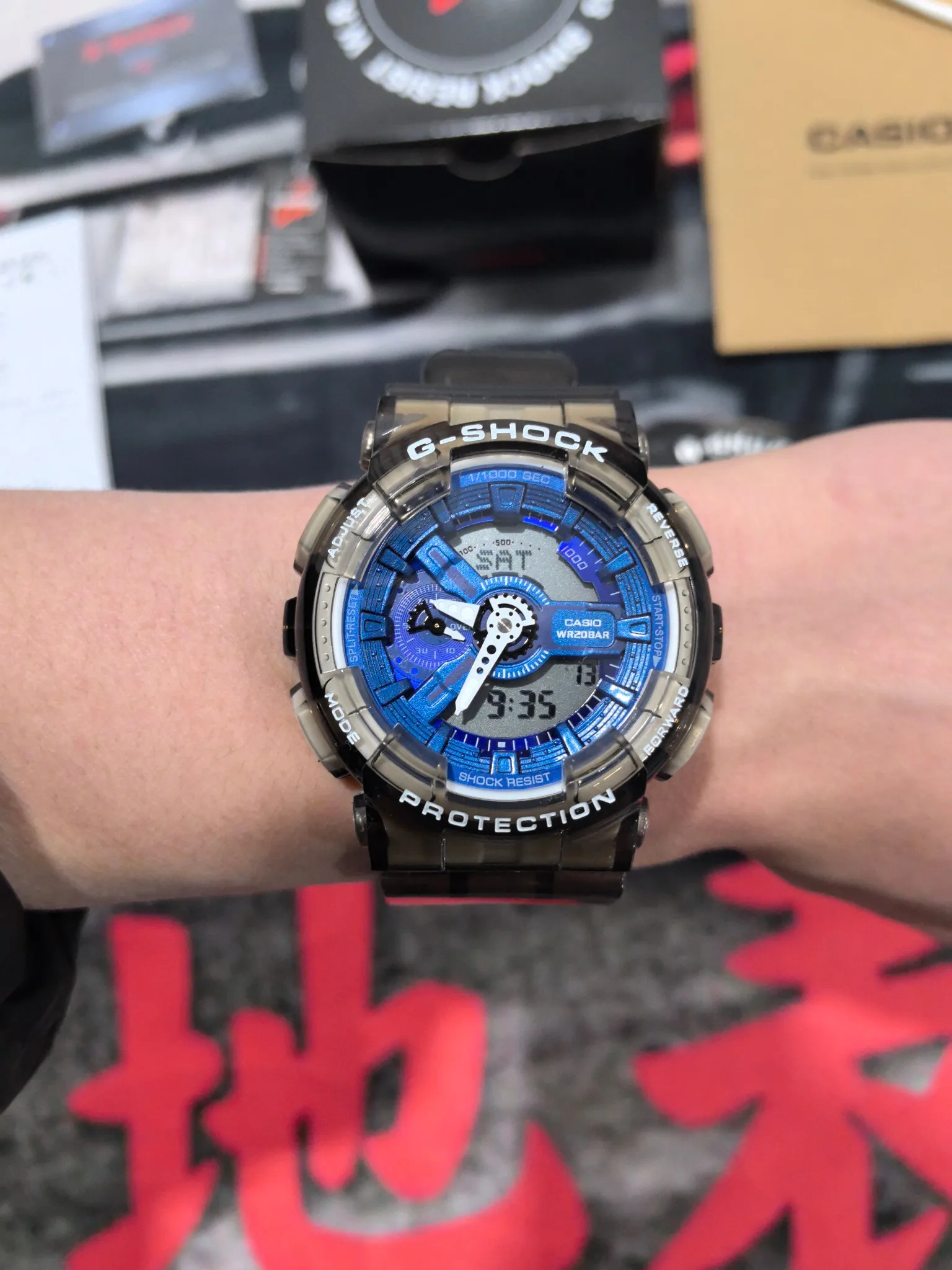CASIO Ga110 серия Ударопрочный и антимагнитный 200-метровый водонепроницаемый