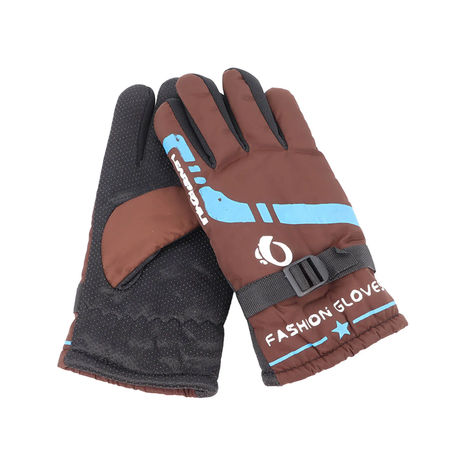 Езда Перчатки Гоночные Синий Коричневый Полиэфирное Волокно Ветрозащитный