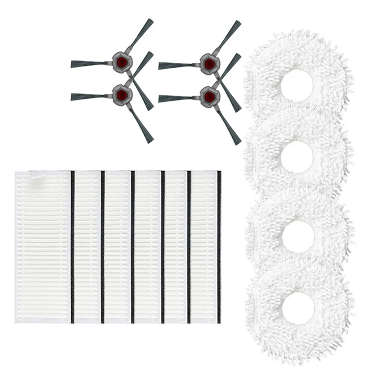 

Сменные детали, боковая щетка, фильтр Hepa, Швабра, Ткань Для Ecovacs N9 + аксессуары Запчасти для робота-пылесоса