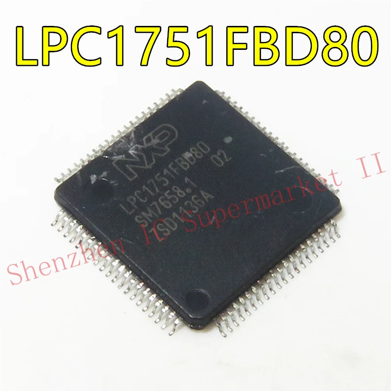 

LPC1751 LPC1751FBD80 LQFP-80 32-bit ARM Cortex-M3 microcontroller;