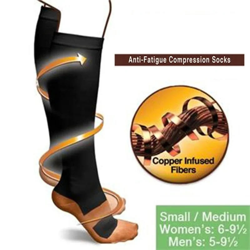 

Осенние женские мягкие Компрессионные носки с защитой от варикозного расширения и усталости