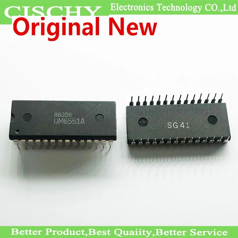 

1pcs/lot UM6551 UM 6551 UM6551A DIP-28 In Stock PLC Original