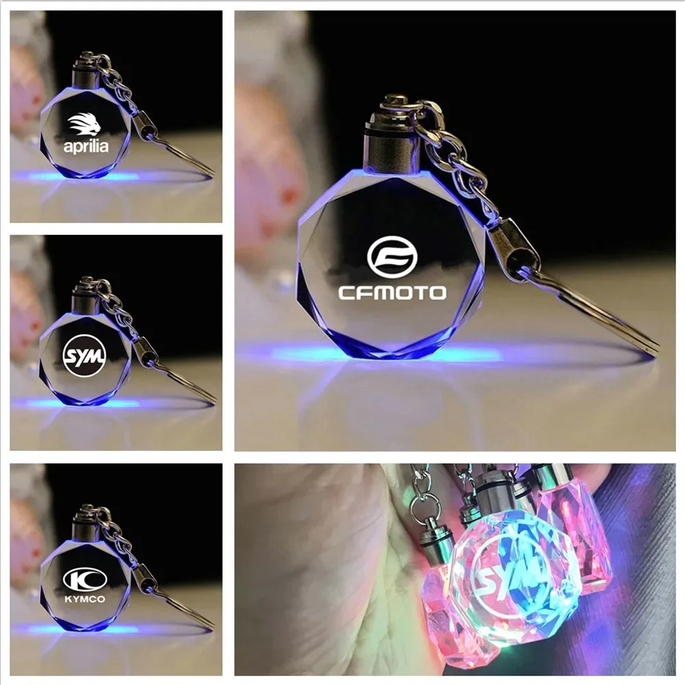 Мотоциклетный брелок CFMOTO держатель для ключей светодиодный K9 кристалл