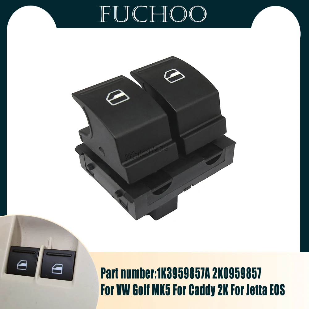 

Оконный переключатель электропитания 1K3959857A для Caddy 2K Jetta VW Golf MK5 EOS CADDY 2K0959857A, автомобильные аксессуары