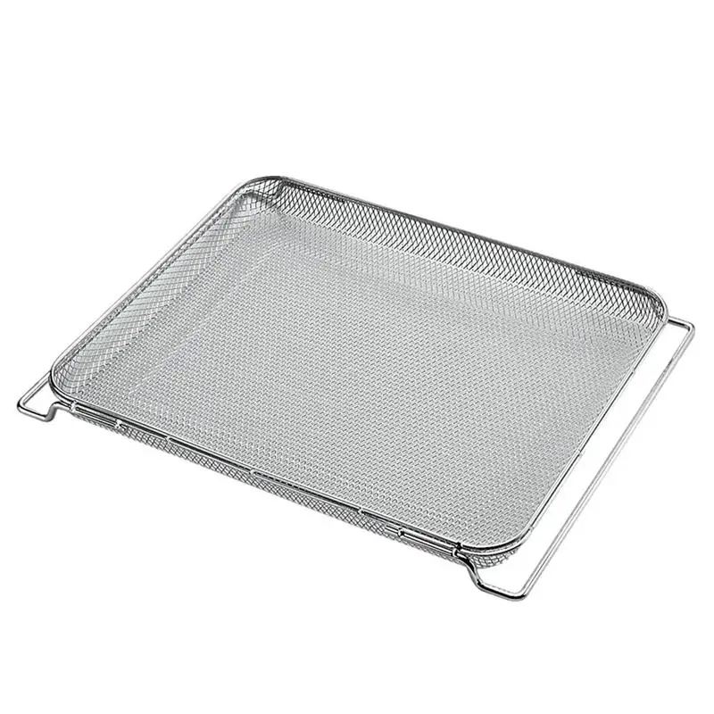 

Replacement Air Fry Basket Stainless Steel Oven Basket Mesh Multi-Purpose Easy To Clean Air Fryer Supplies For Frying Food