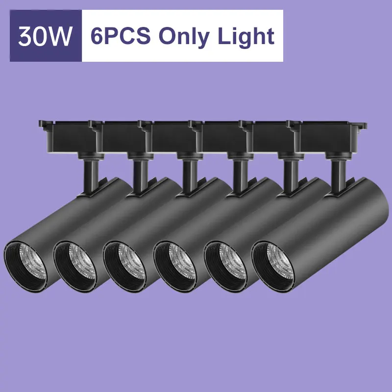 

CANMEIJIA COB светодиодный трековый светильник 30W черный/белый
