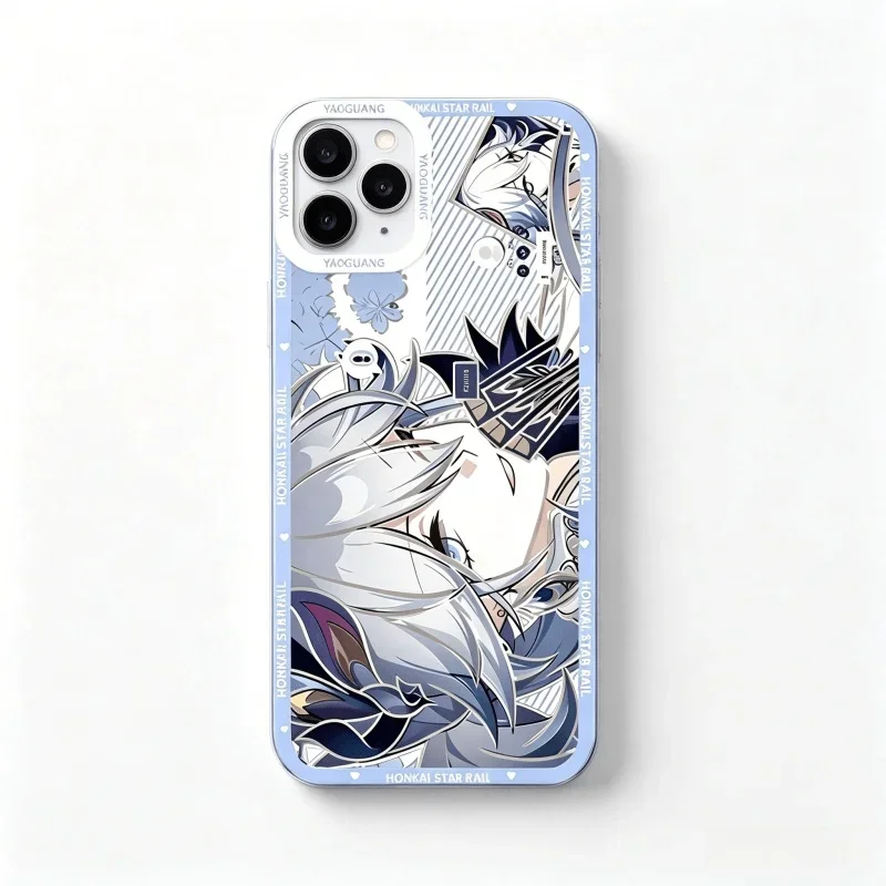 Фото Прозрачный силиконовый чехол Honkai Star Rail Anime для iPhone 17 Air 16 15 Pro Max XS Max XR X 6 6S 7 8 Plus №4