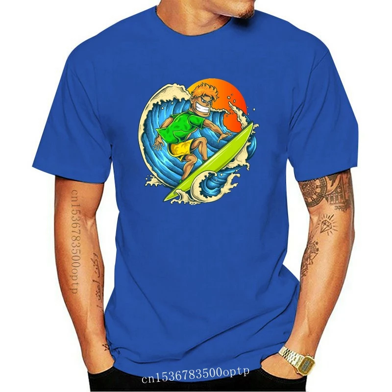 

Pro Surfer T Shirt Surfing Surf Sea Beach Mens T-Shirt Tee S-3Xl Colorful Tee Shirt