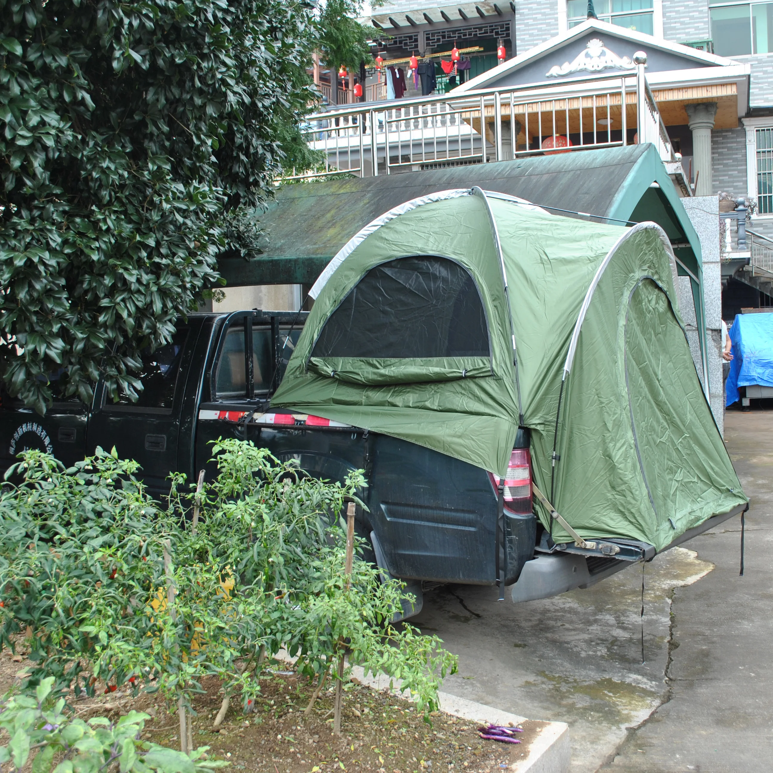 Двухслойная водонепроницаемая палатка для грузовика пикапа UPF 50 + портативные