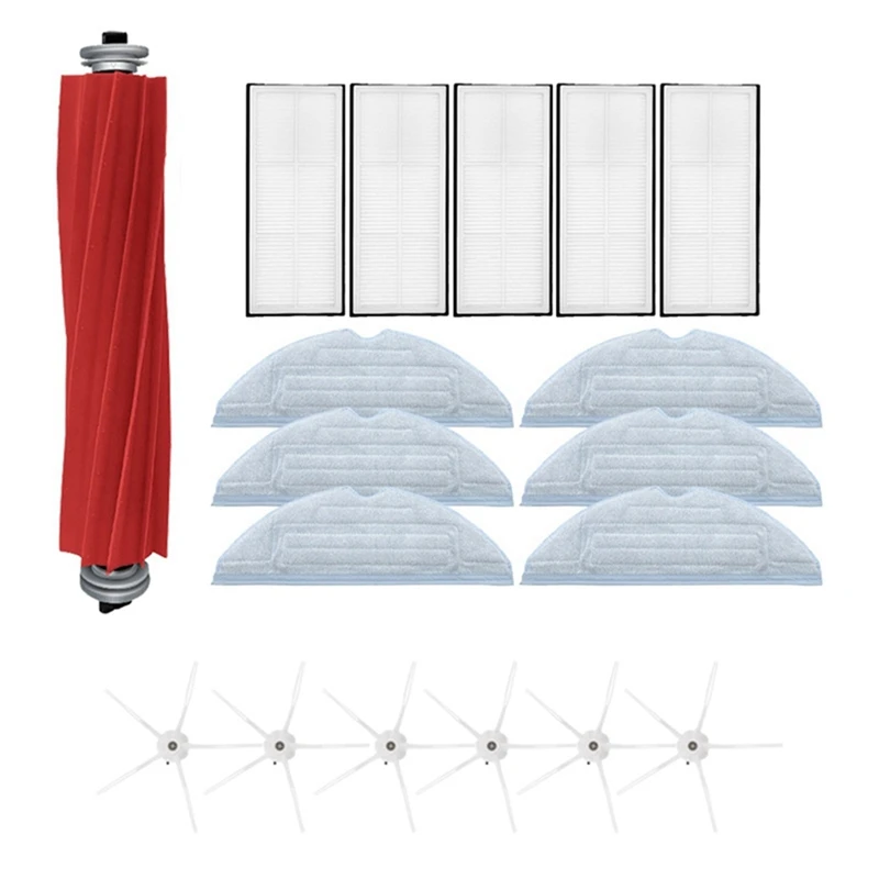 

For Mi Roborock S7 Accessories Mop Cloth Hepa Filter Side Brush S7 Plus Robot Vacuum Cleaner Main Brush Detachable 14